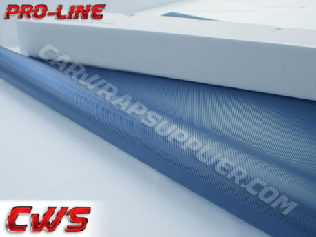 Navy Blue Carbon Fiber Car Wrap Vinyl Film