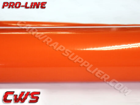 Pro-line Gloss Orange Car Wrap Vinyl Film
