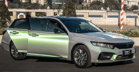 Gloss Metallic Dreamy Green Grey X-DR090 car wrap vinyl