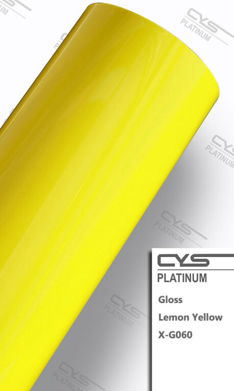 Platinum Gloss Lemon Yellow X-G060 Car Wrap Vinyl