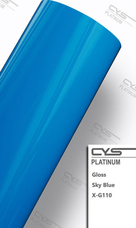 Platinum Gloss Sky Blue X-G110 Car Wrap Vinyl