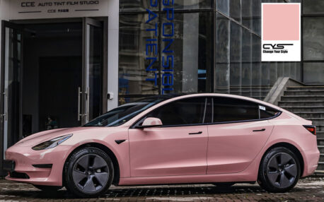 Platinum Gloss Pink Rose Tan X-G333 Car Wrap Vinyl