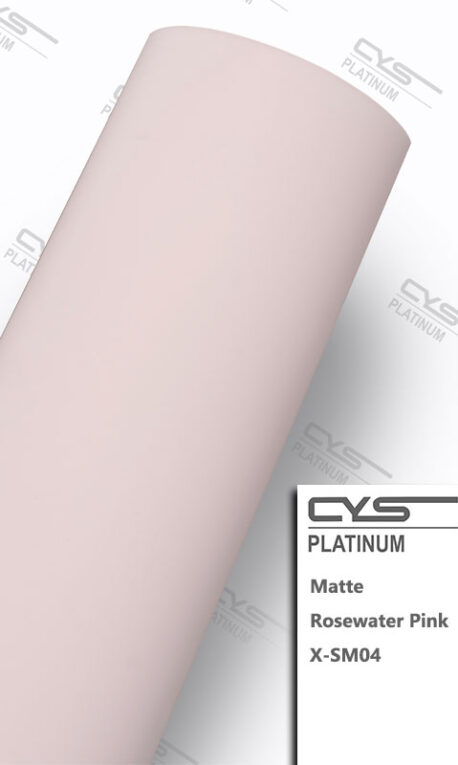 Platinum Matte Rosewater Pink X-SM04 car wrap