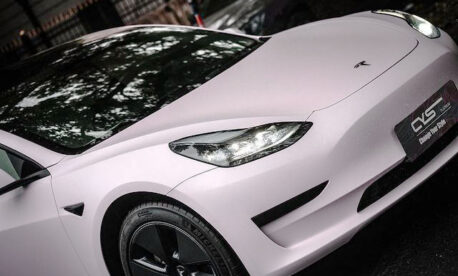 Platinum Matte Rosewater Pink X-SM04 car wrap
