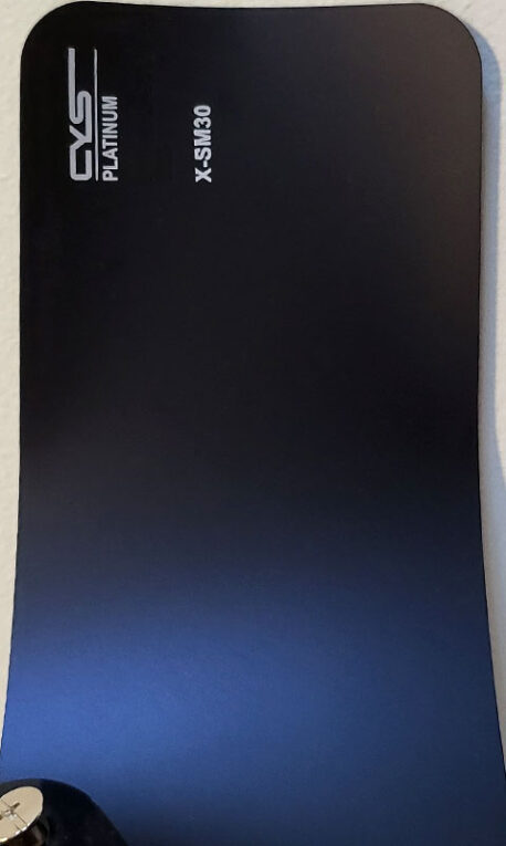 Platinum Matte Black Blue Pearl X-SM30 car wrap