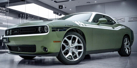 Platinum Matte Military Green X-SM32 car wrap