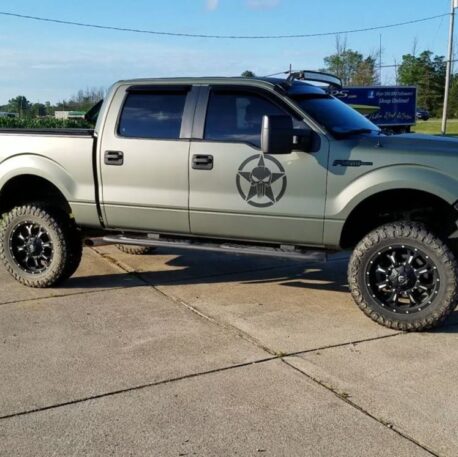 Premium Plus Matte Metallic Military Green Ghost car wrap vinyl film