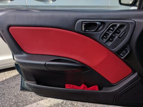 Red Carbon Fiber Car Wrap Vinyl Film