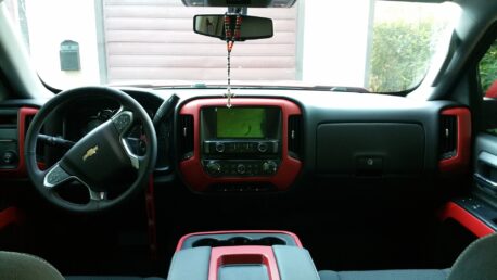 Red Carbon Fiber Car Wrap Vinyl Film