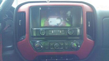 Red Carbon Fiber Car Wrap Vinyl Film