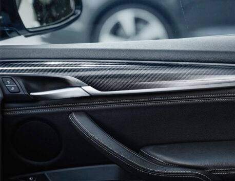 Black Tek R Gloss Carbon Fiber 5D Car Wrap Vinyl Film