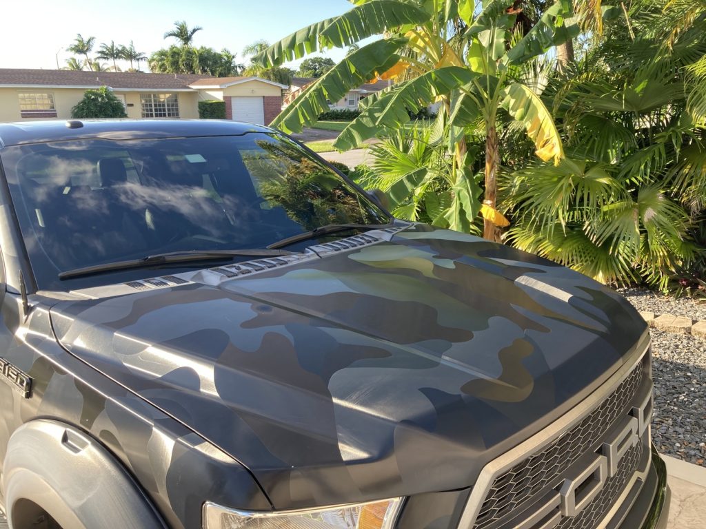 Black Camo Car Wrapnull