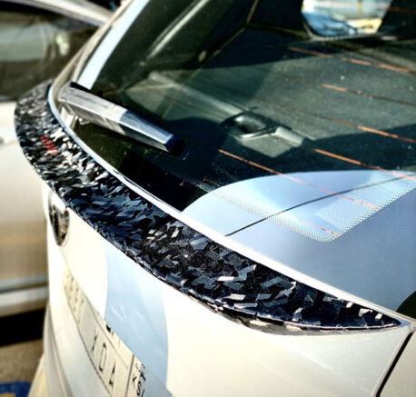 Forged Carbon Fiber Black Wrap