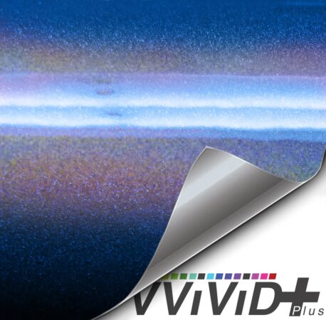 Premium+ Gloss Metallic Psycho Blue car wrap vinyl