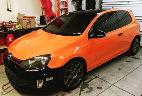 Premium Plus Gloss Orange car wrap vinyl film