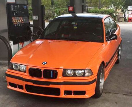Premium Plus Gloss Orange car wrap vinyl film