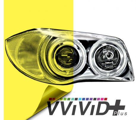 Yellow Headlight Tint for cars