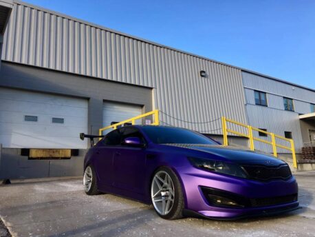 Premium Plus Matte Metallic Purple Ghost car wrap vinyl film