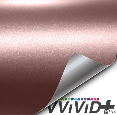 Premium Plus Satin Rose Gold car wrap vinyl film