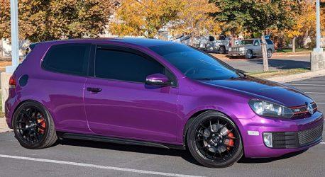 ultra gloss candy purple car wrap