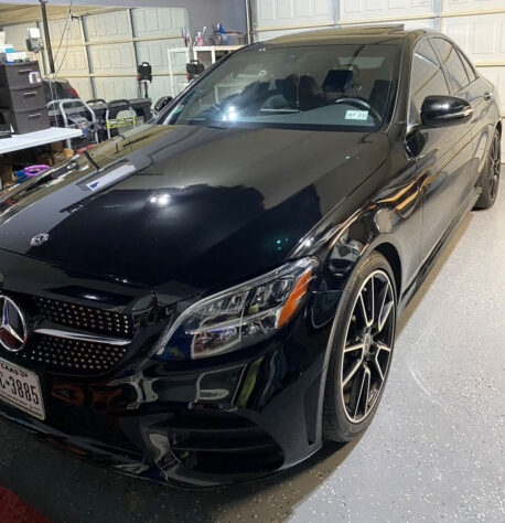 ultra gloss piano black car wrap